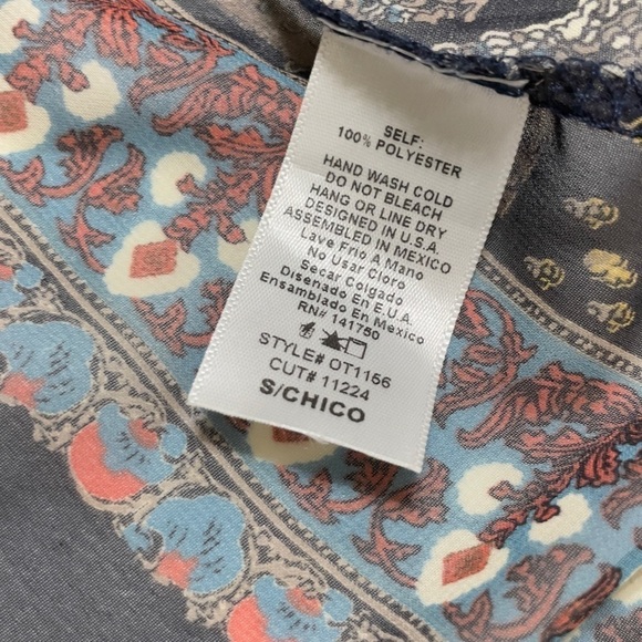 Orange Creek Open Front Lace Fringe Long Sleeve
Cardigan Kimono Women's Size Sm - Picture 10 of 12